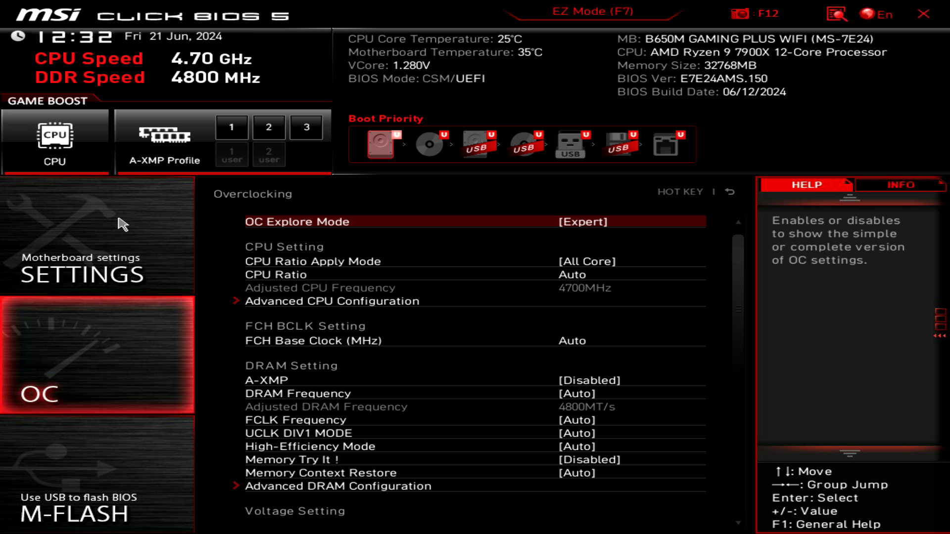 MSI B650M GAMING PLUS WIFI