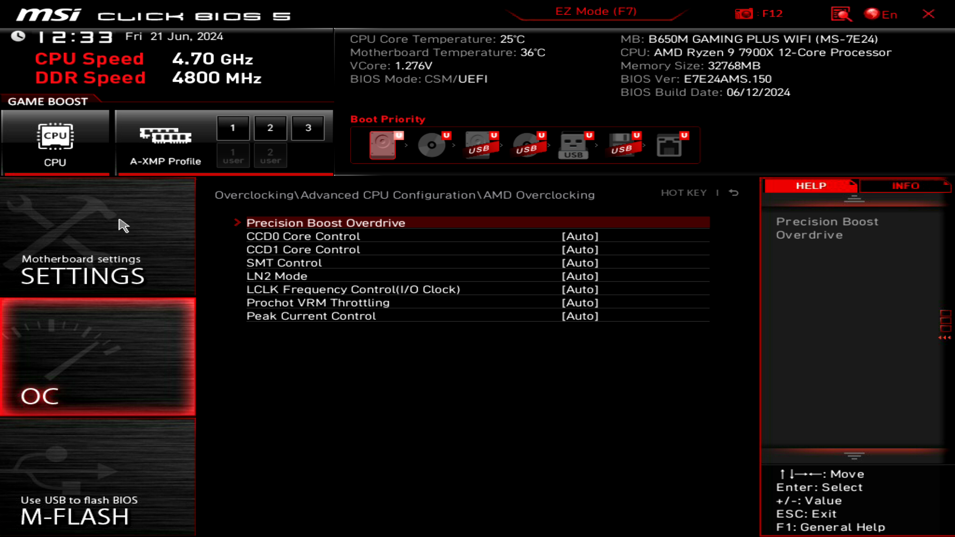 MSI B650M GAMING PLUS WIFI