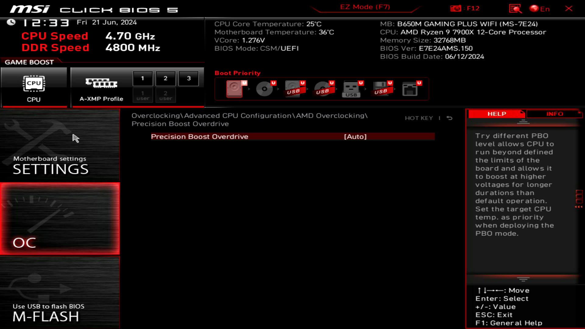 MSI B650M GAMING PLUS WIFI