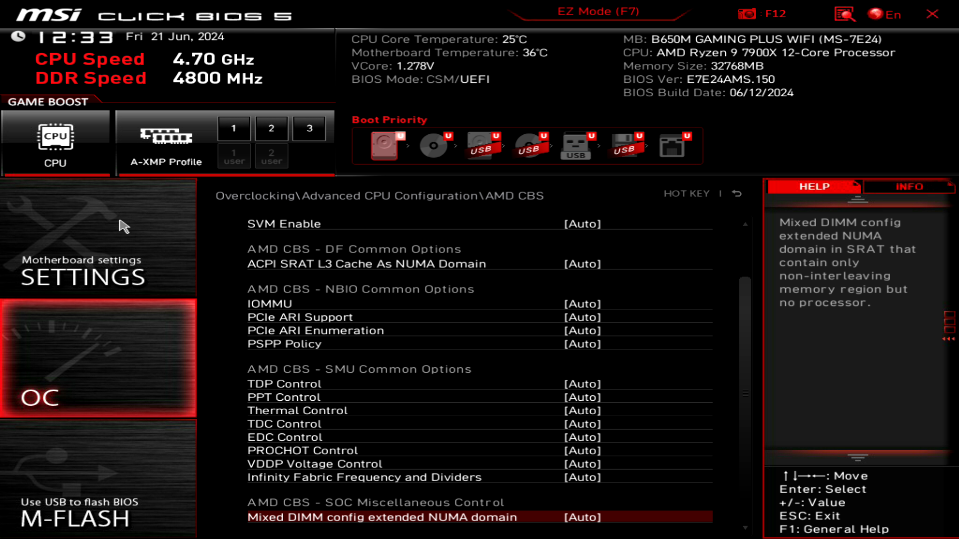 MSI B650M GAMING PLUS WIFI