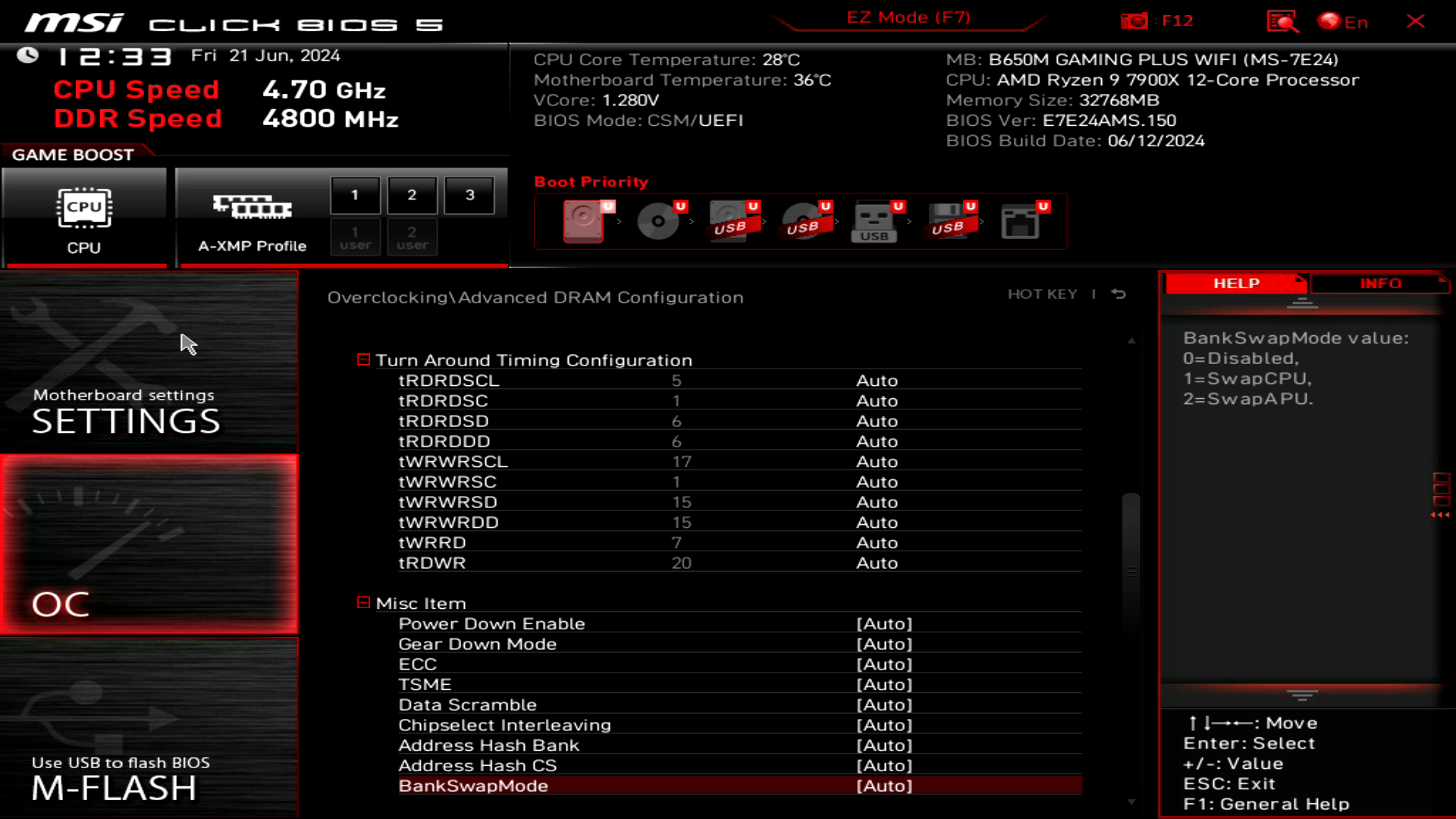 MSI B650M GAMING PLUS WIFI