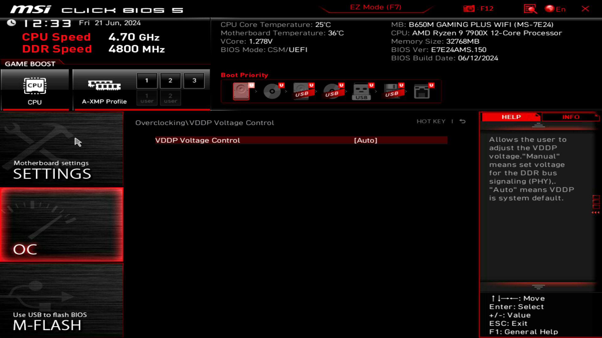 MSI B650M GAMING PLUS WIFI