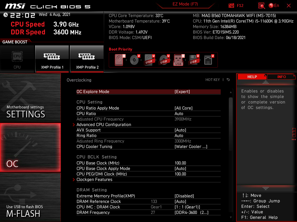 MSI MAG B560 Tomahawk WiFi