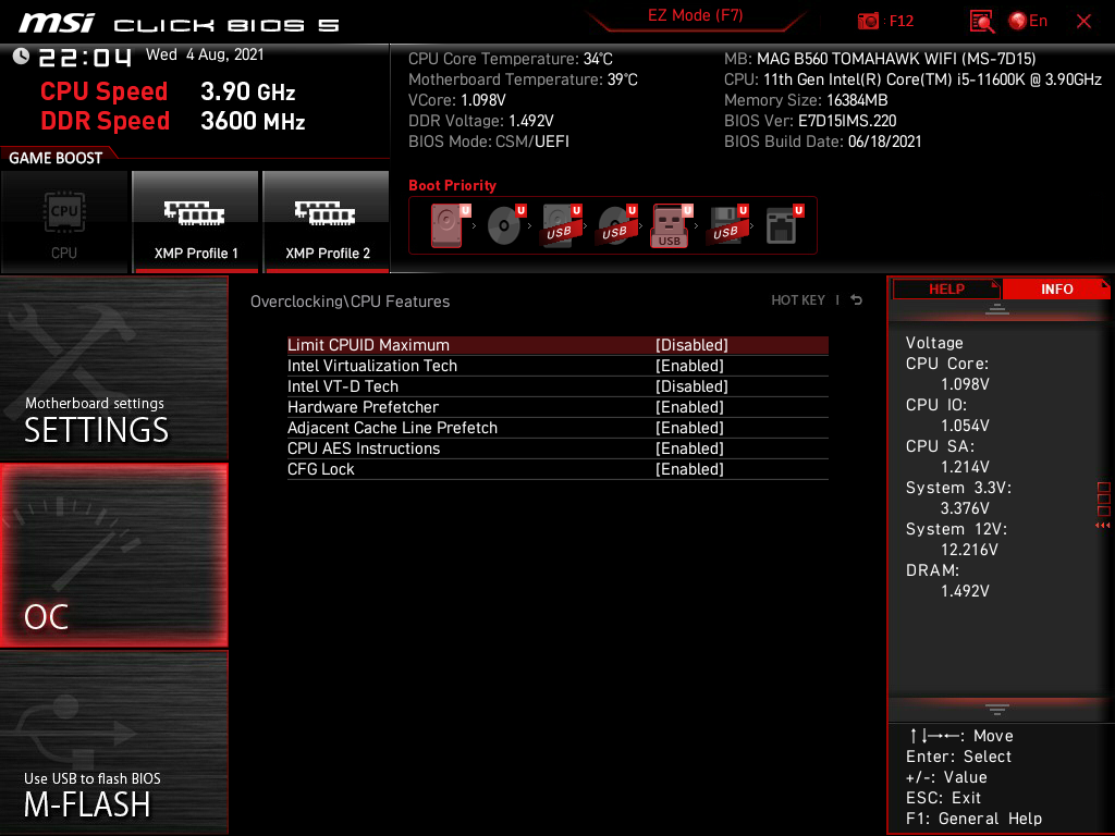 MSI MAG B560 Tomahawk WiFi