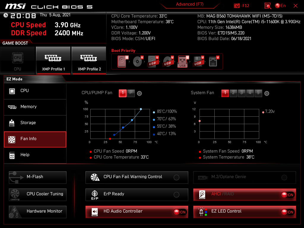 MSI MAG B560 Tomahawk WiFi