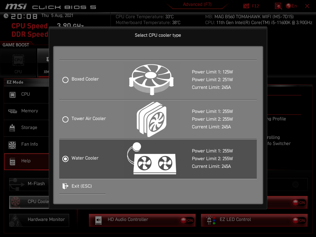 MSI MAG B560 Tomahawk WiFi