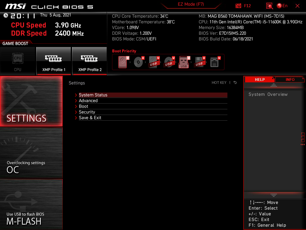 MSI MAG B560 Tomahawk WiFi