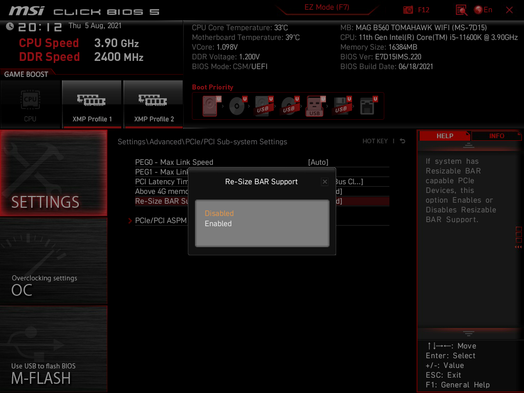 MSI MAG B560 Tomahawk WiFi