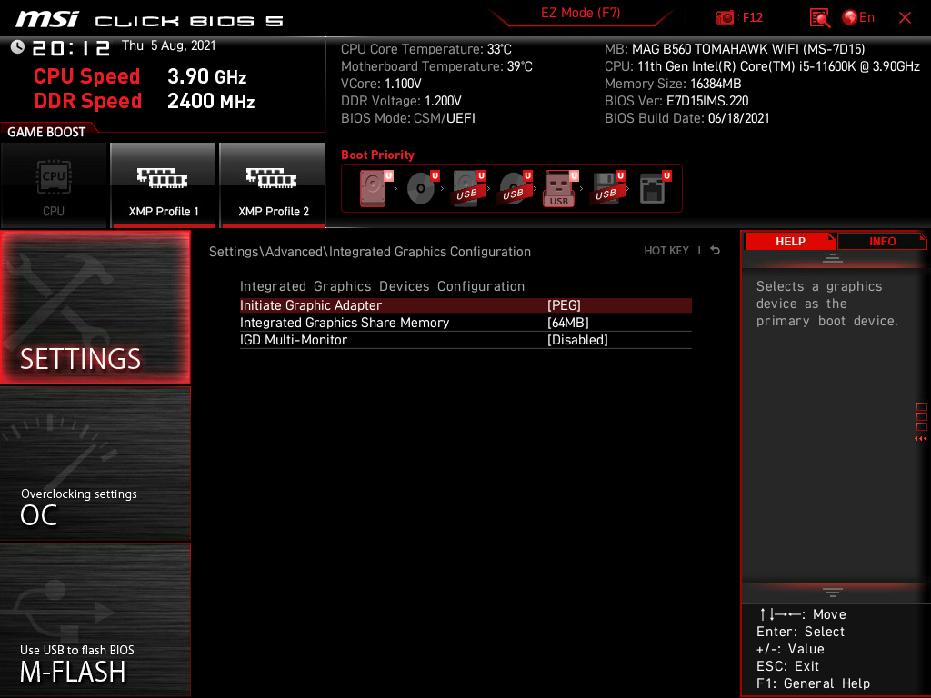 MSI MAG B560 Tomahawk WiFi