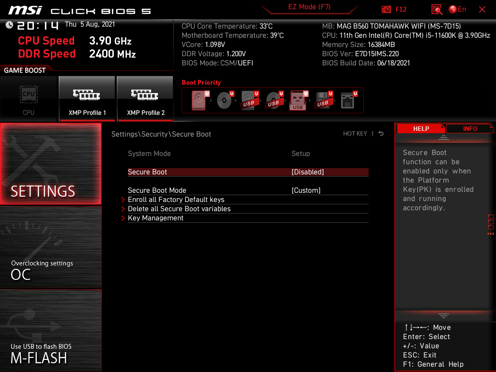 MSI MAG B560 Tomahawk WiFi