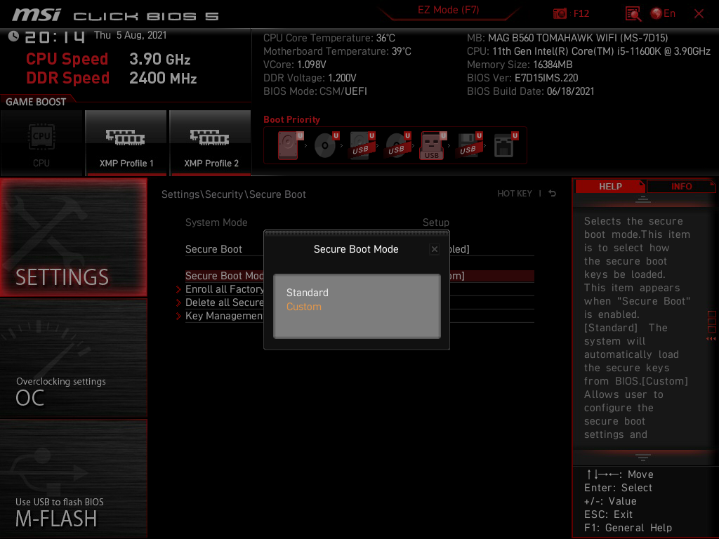 MSI MAG B560 Tomahawk WiFi