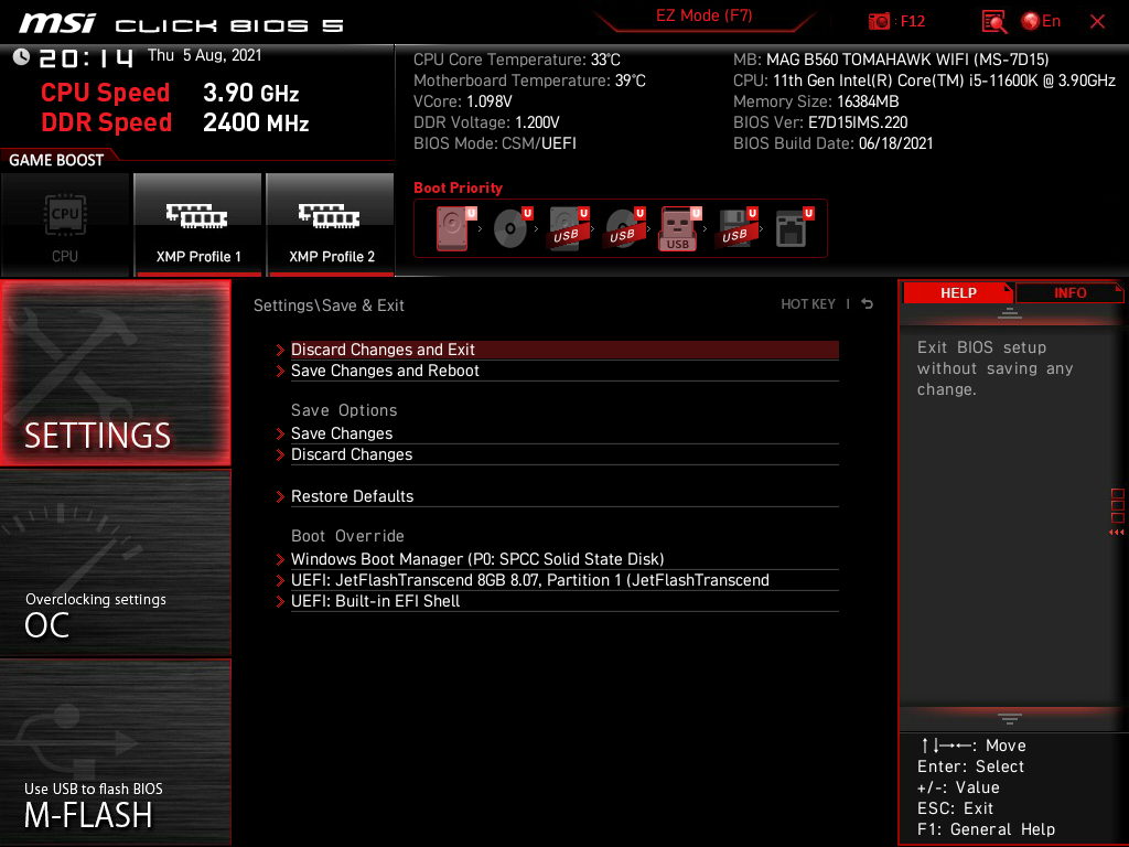 MSI MAG B560 Tomahawk WiFi