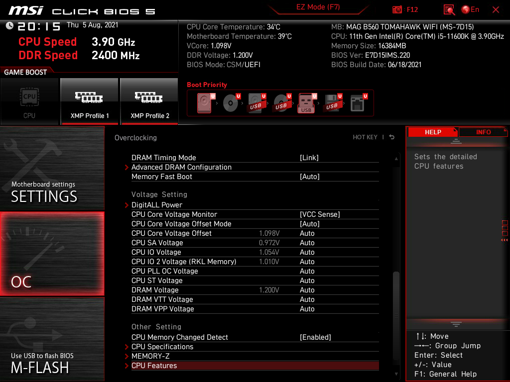 MSI MAG B560 Tomahawk WiFi