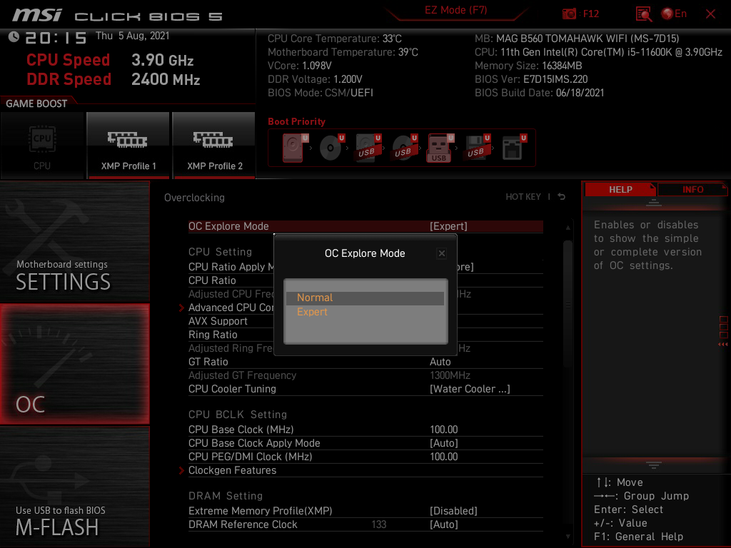 MSI MAG B560 Tomahawk WiFi