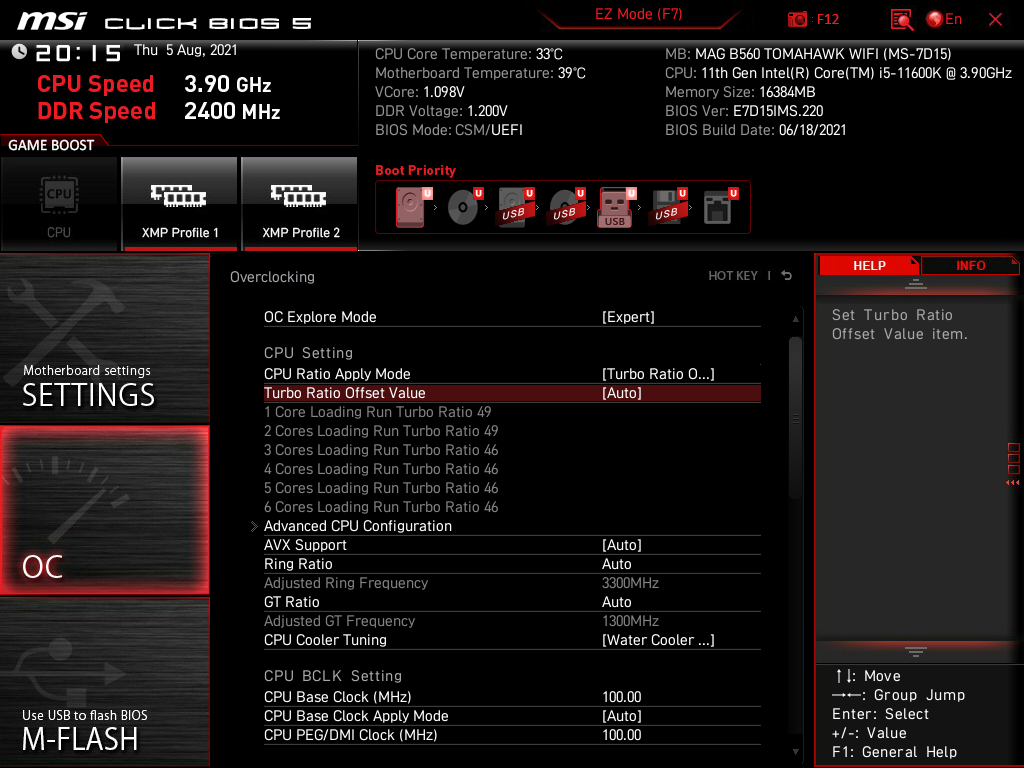 MSI MAG B560 Tomahawk WiFi