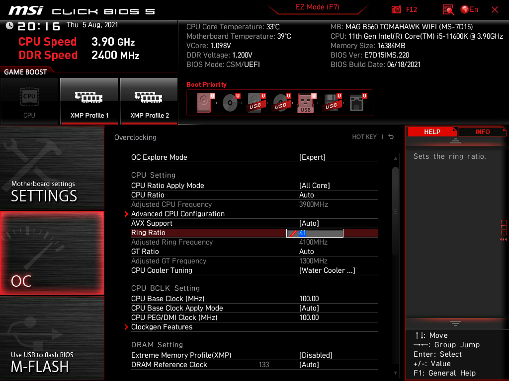 MSI MAG B560 Tomahawk WiFi