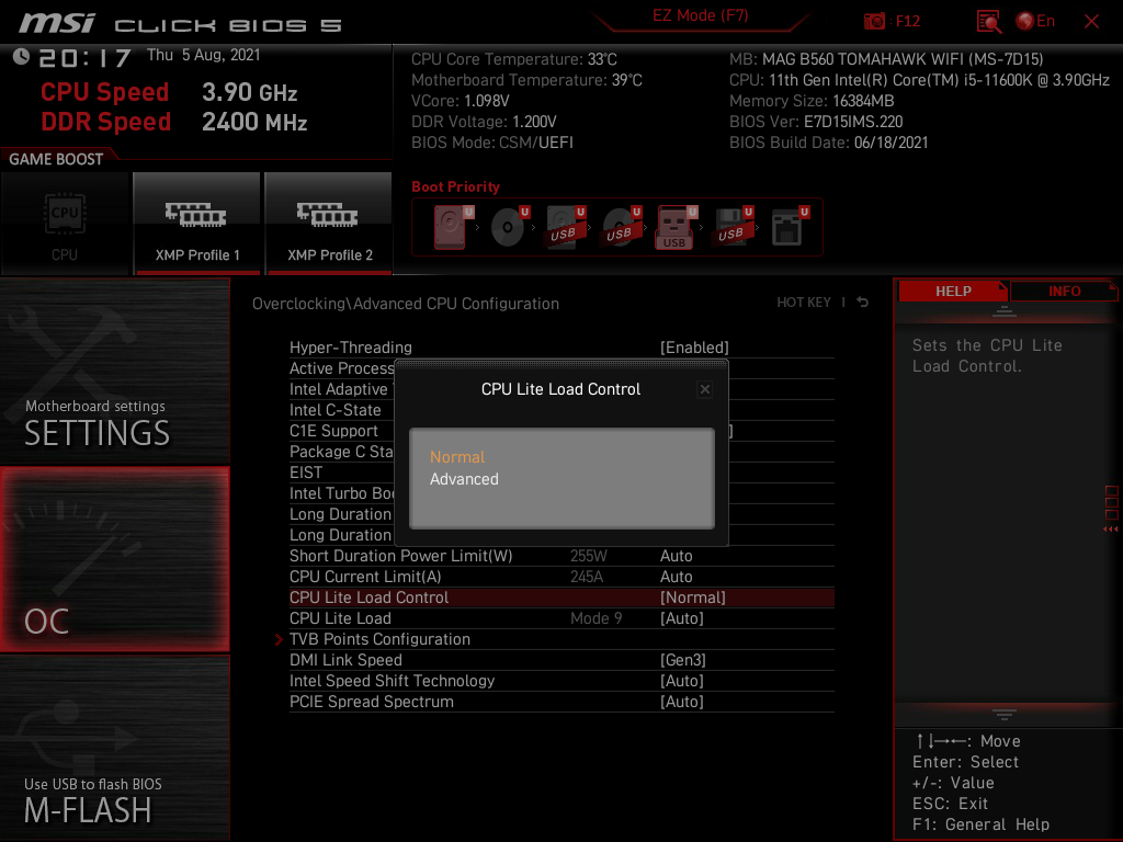 MSI MAG B560 Tomahawk WiFi