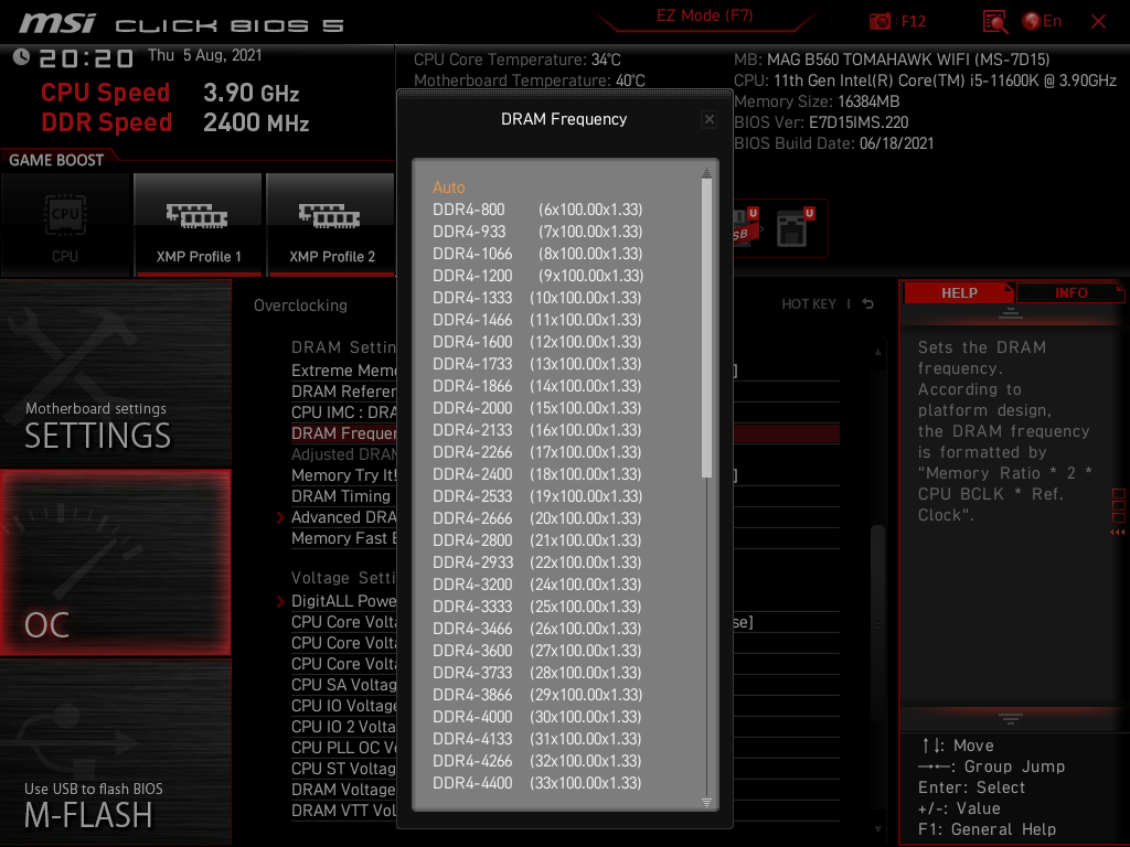 MSI MAG B560 Tomahawk WiFi