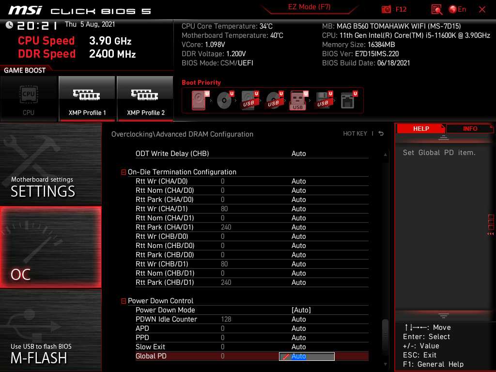 MSI MAG B560 Tomahawk WiFi