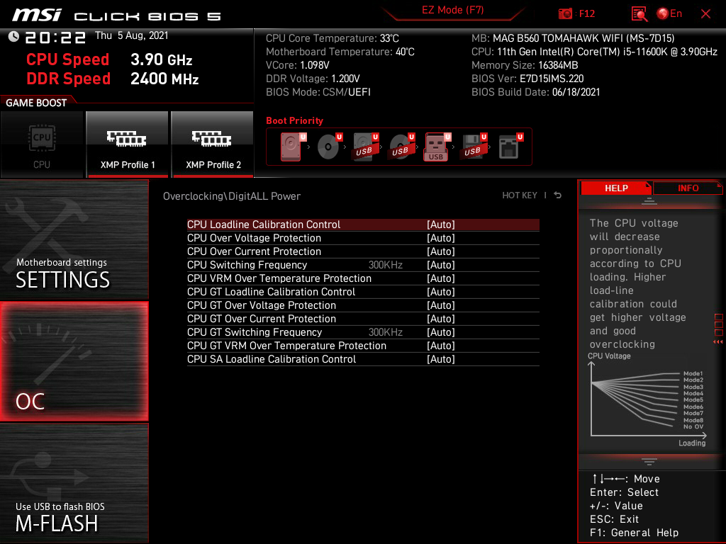 MSI MAG B560 Tomahawk WiFi