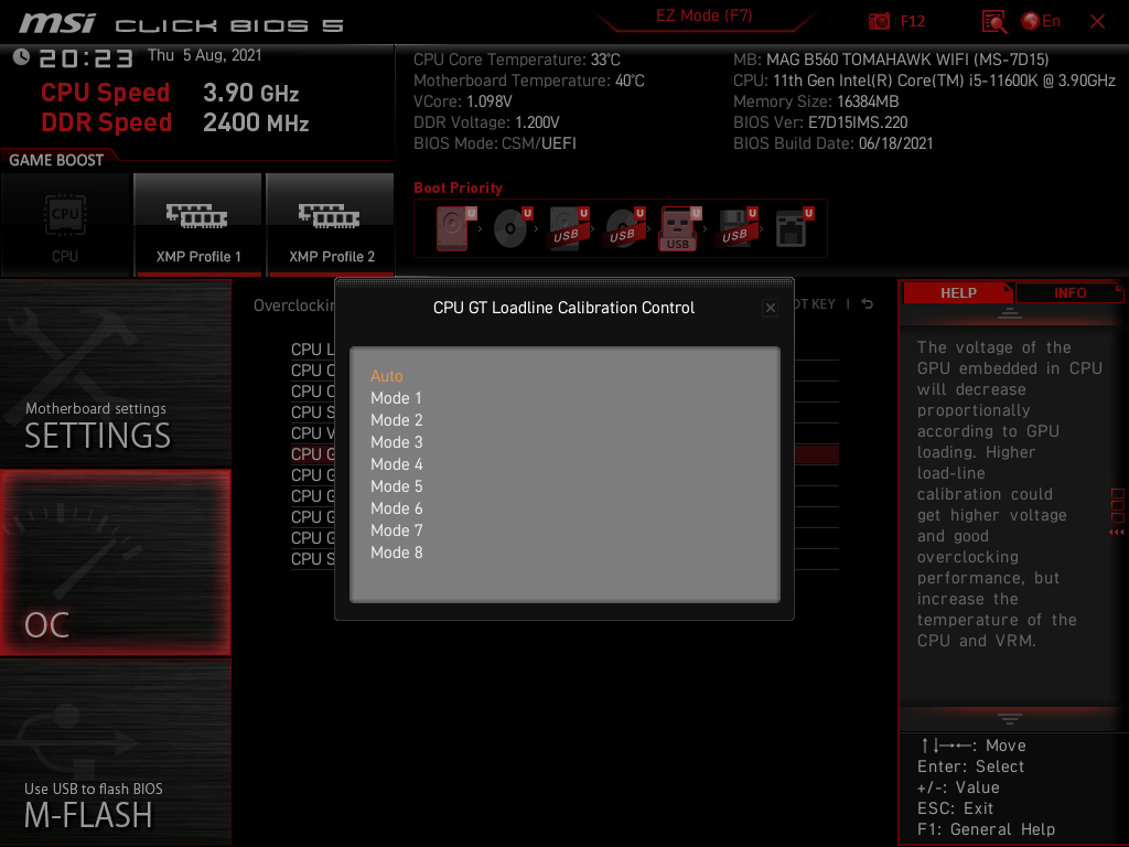 MSI MAG B560 Tomahawk WiFi