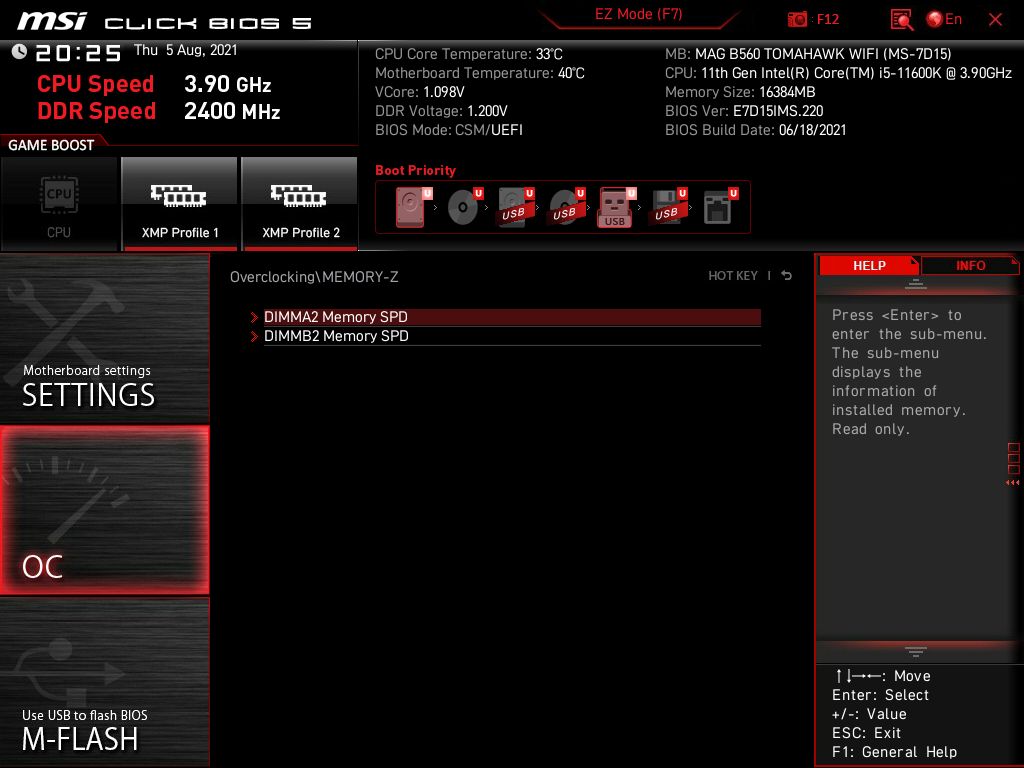 MSI MAG B560 Tomahawk WiFi