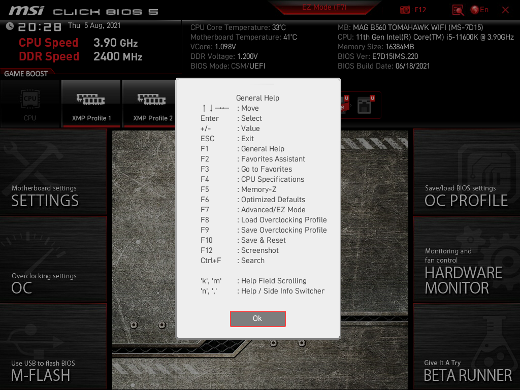 MSI MAG B560 Tomahawk WiFi