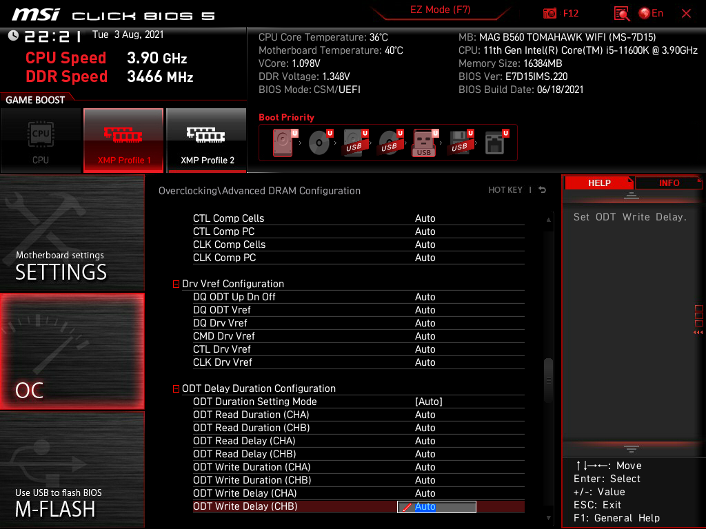 MSI MAG B560 Tomahawk WiFi