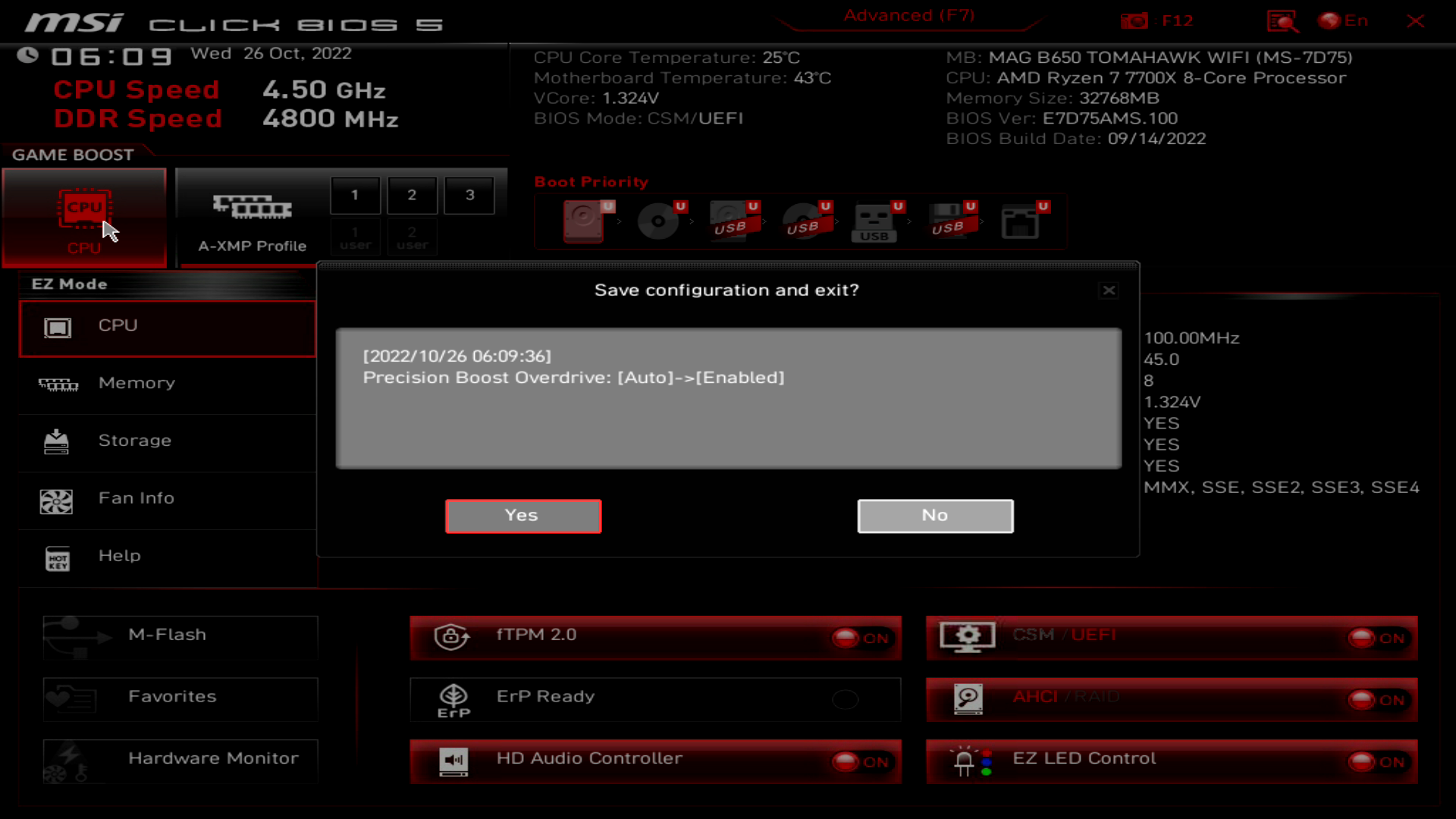 MSI MAG B650 Tomahawk WIFI