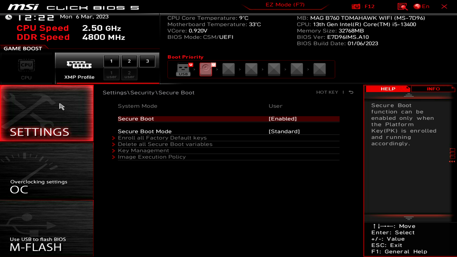 MSI MAG B760 Tomahawk WIFI