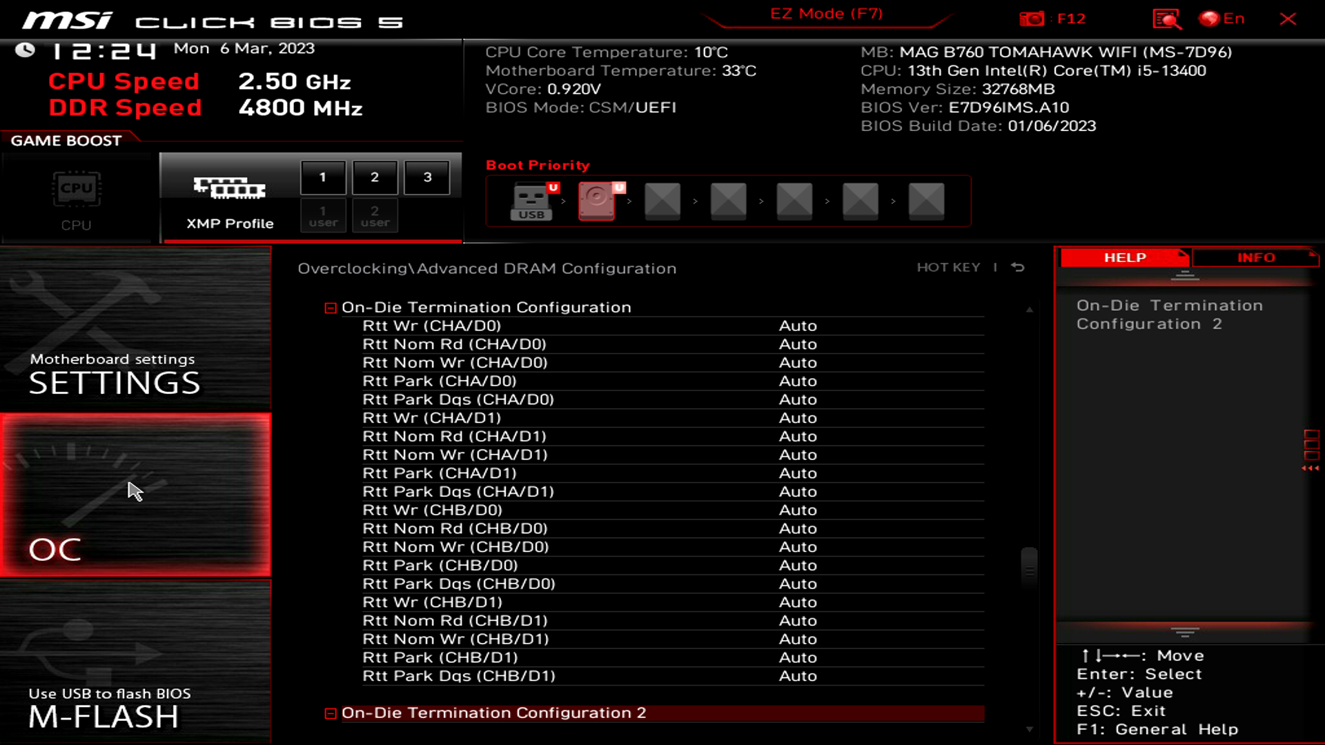 MSI MAG B760 Tomahawk WIFI