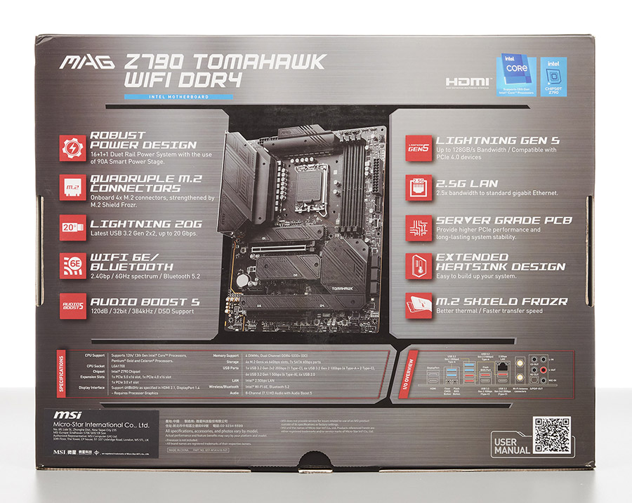 MSI MAG Z790 Tomahawk WIFI DDR4