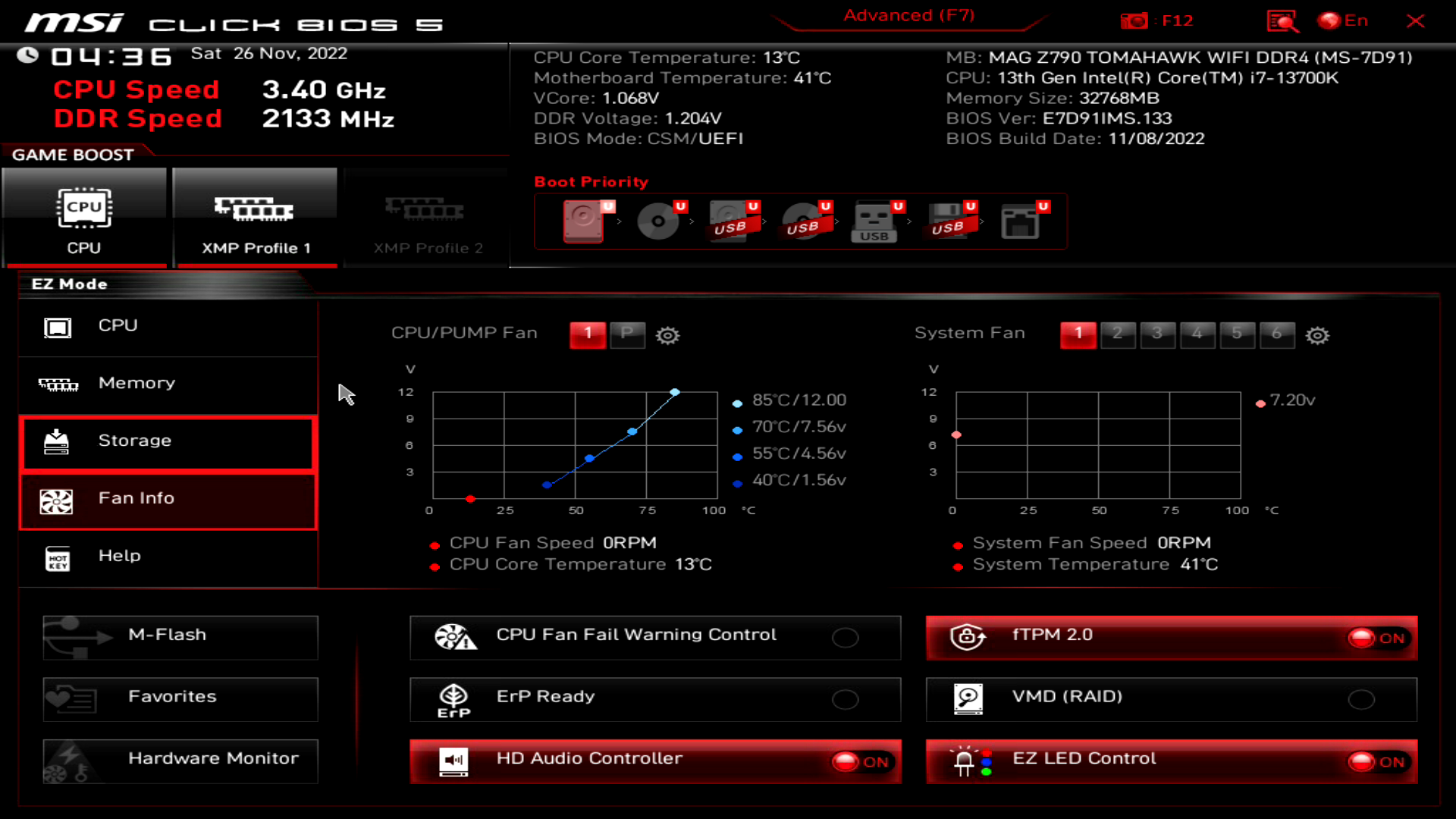 MSI MAG Z790 Tomahawk WiFi DDR4