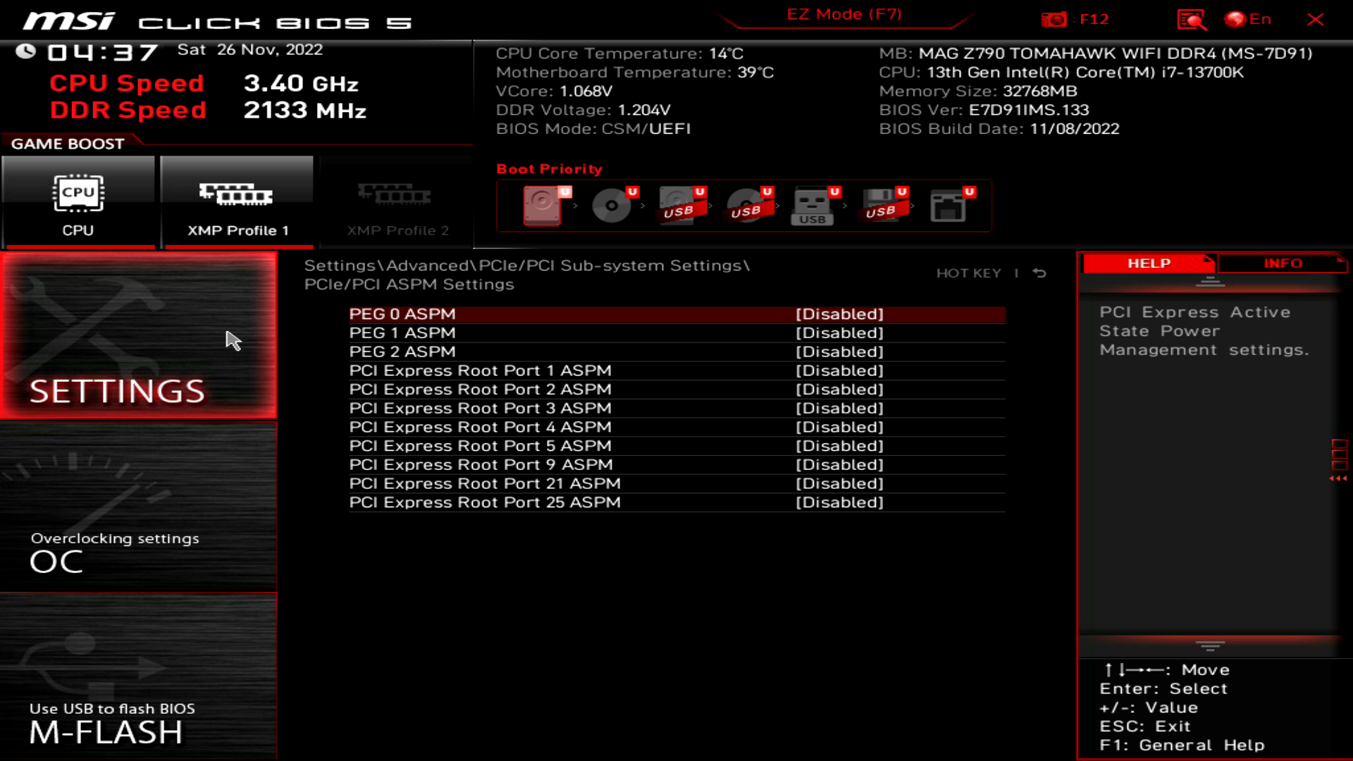 MSI MAG Z790 Tomahawk WiFi DDR4