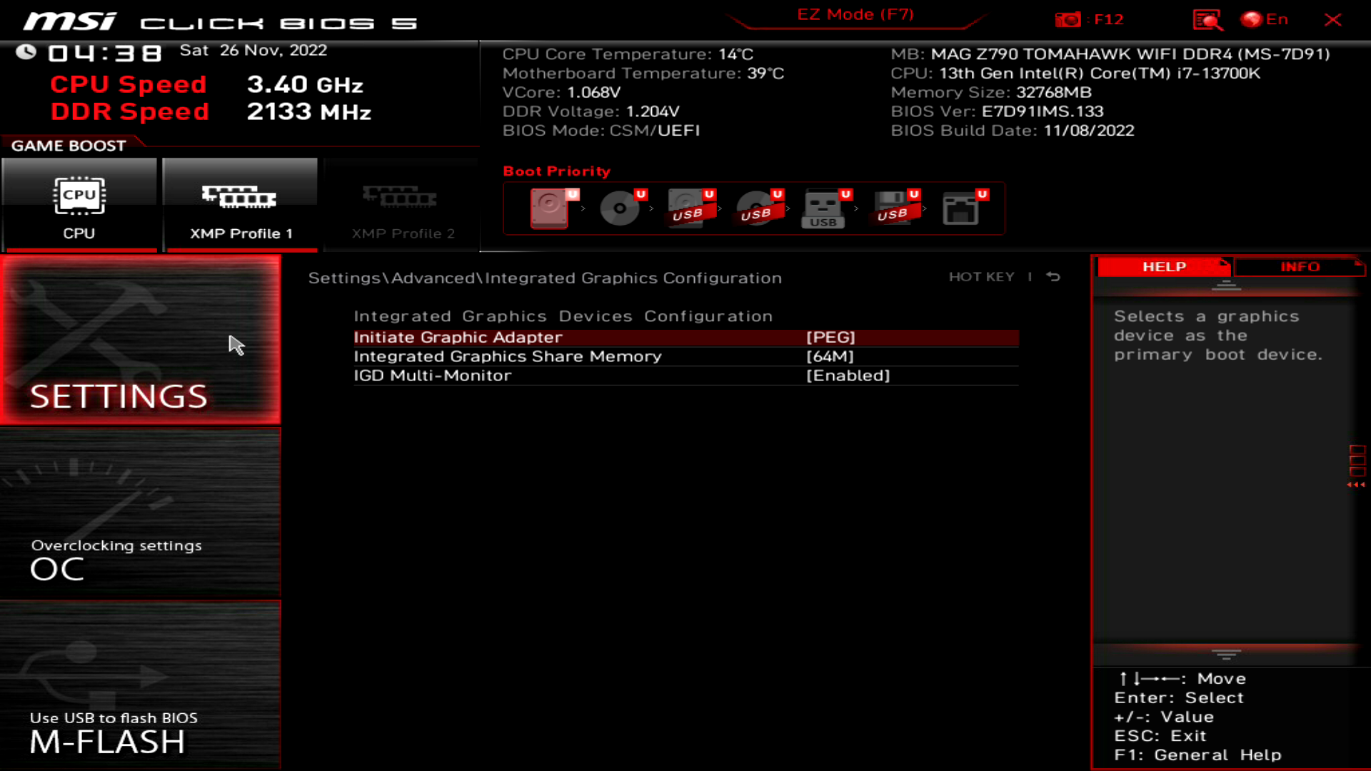 MSI MAG Z790 Tomahawk WiFi DDR4