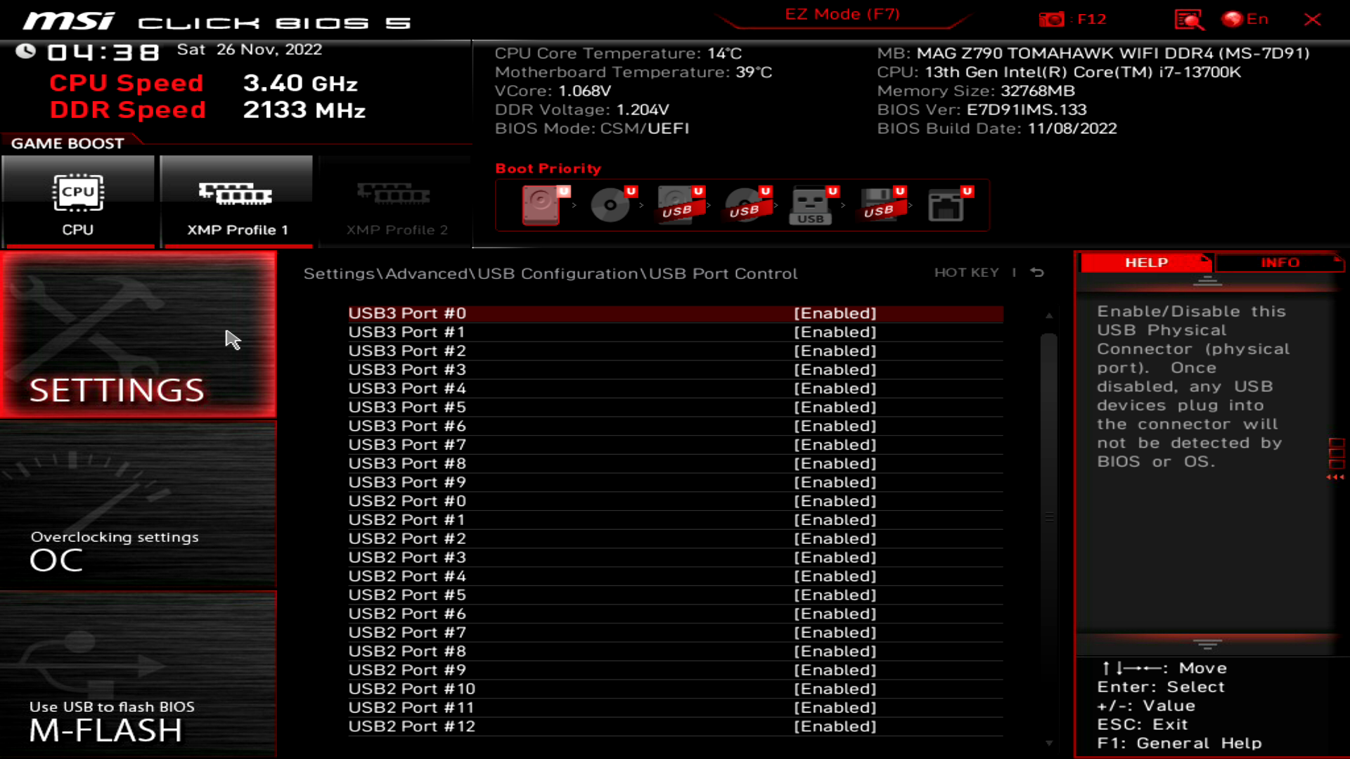 MSI MAG Z790 Tomahawk WiFi DDR4
