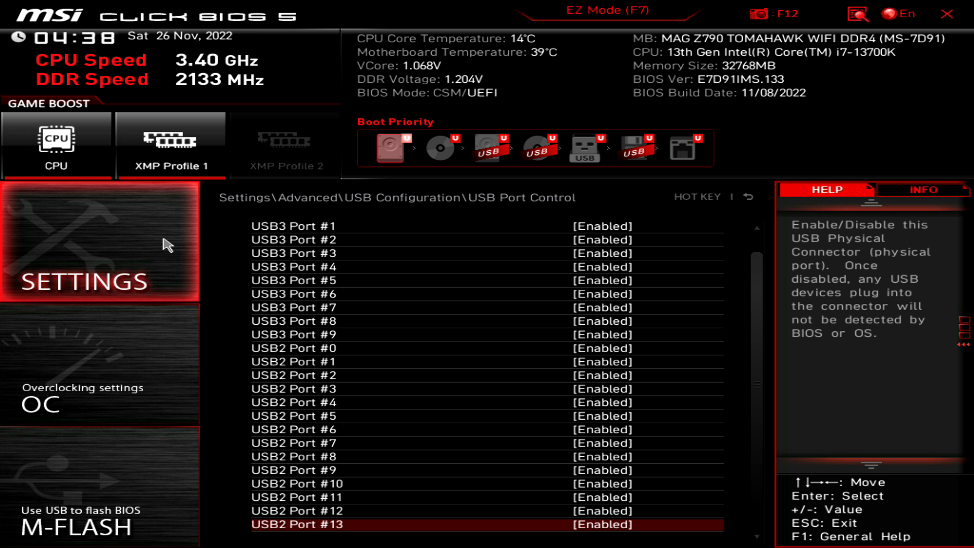 MSI MAG Z790 Tomahawk WiFi DDR4