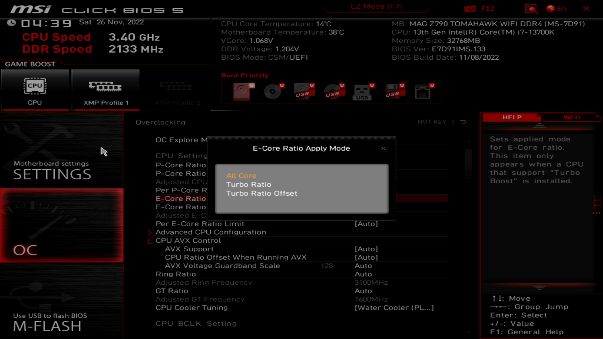 MSI MAG Z790 Tomahawk WiFi DDR4