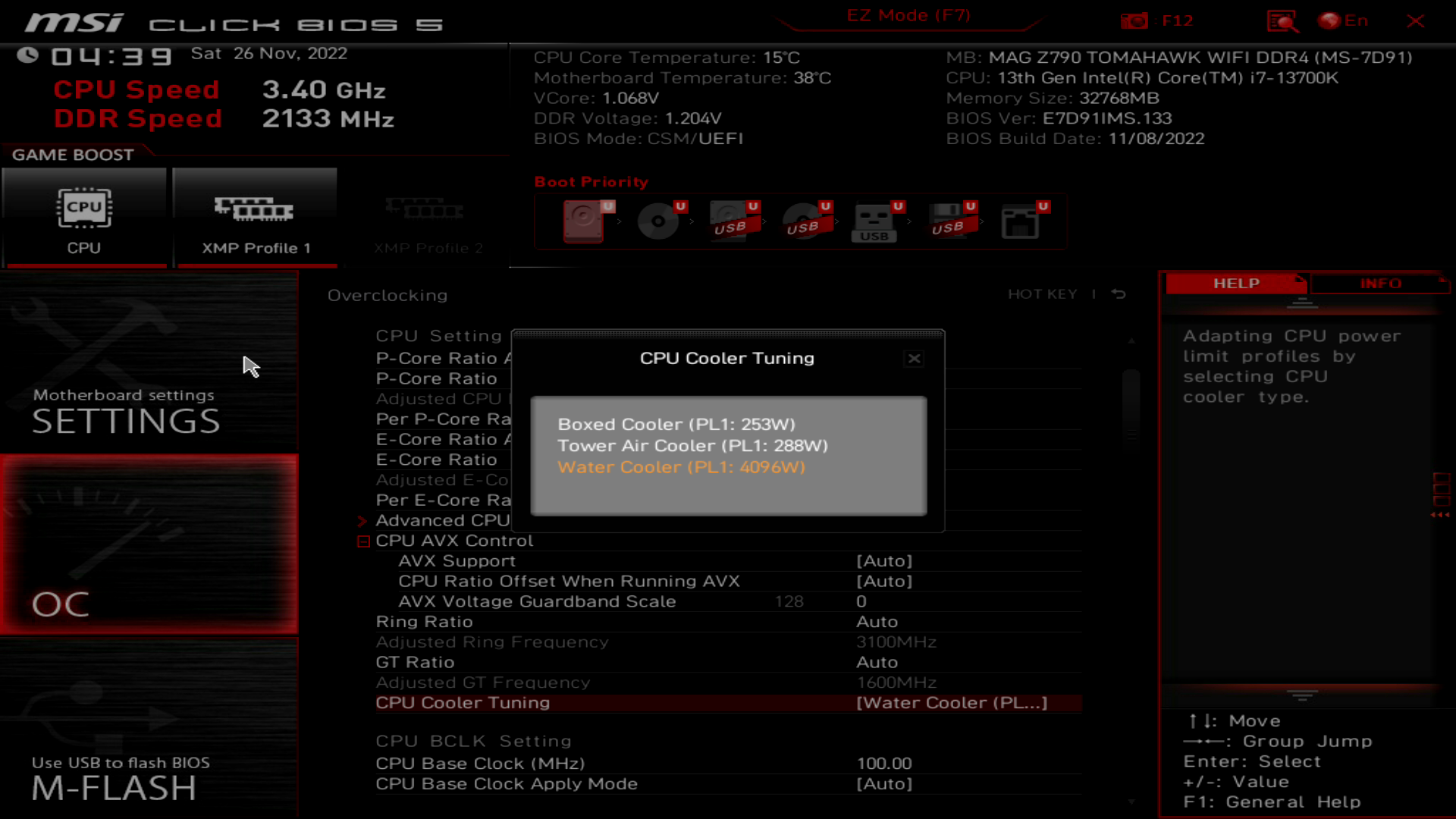 MSI MAG Z790 Tomahawk WiFi DDR4