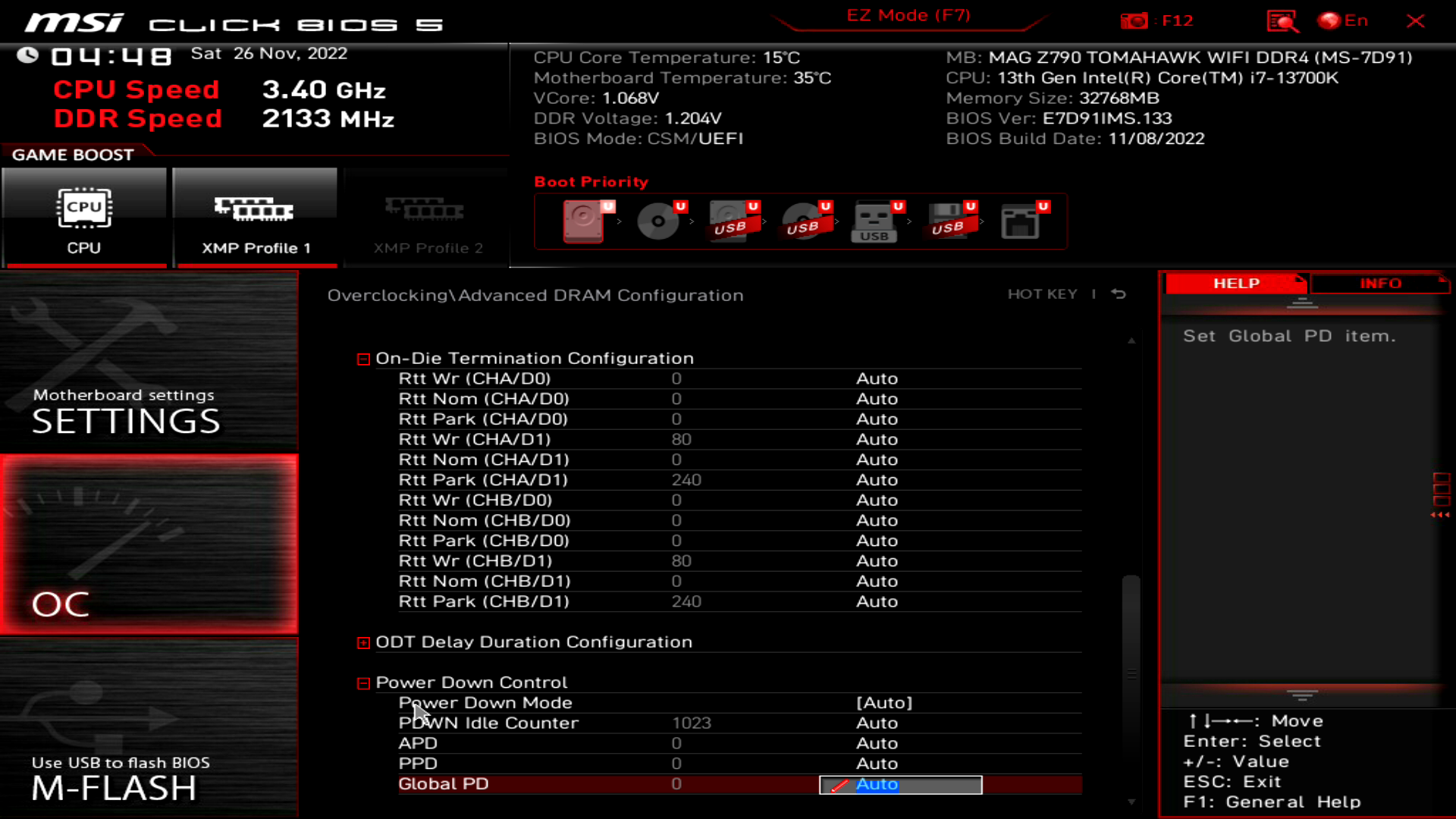 MSI MAG Z790 Tomahawk WiFi DDR4