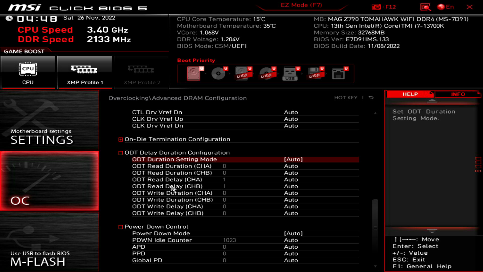 MSI MAG Z790 Tomahawk WiFi DDR4