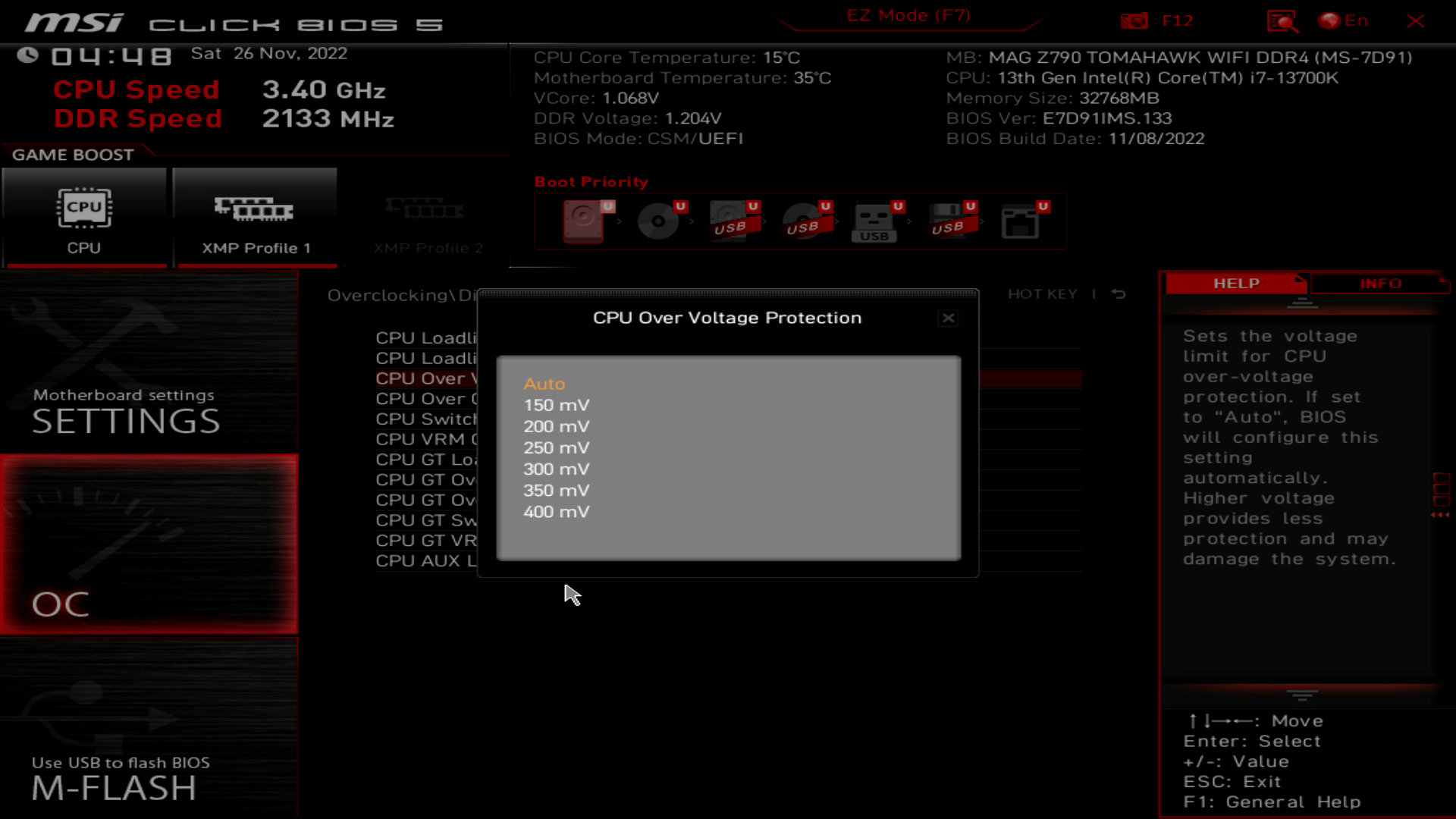 MSI MAG Z790 Tomahawk WiFi DDR4