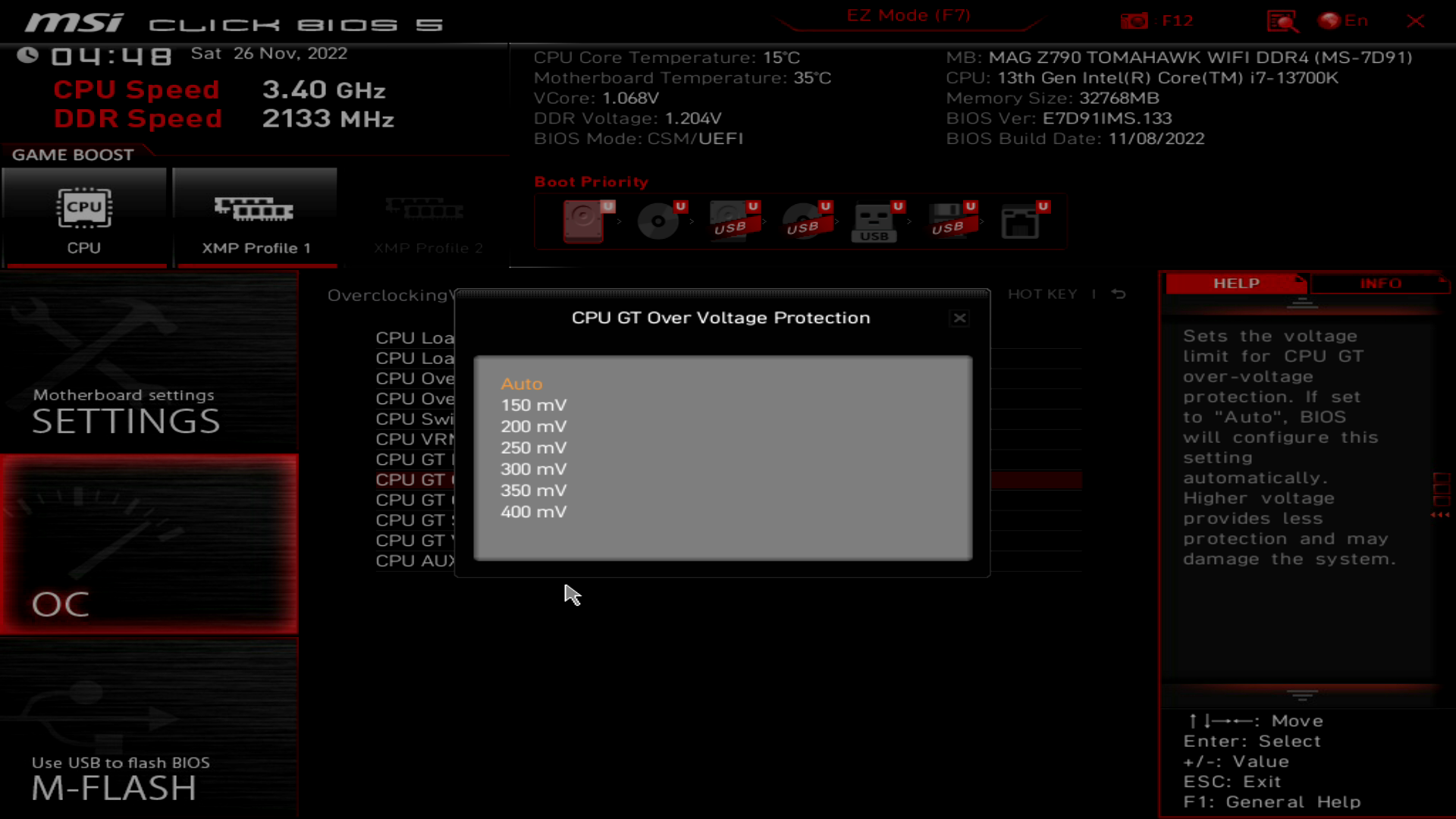 MSI MAG Z790 Tomahawk WiFi DDR4