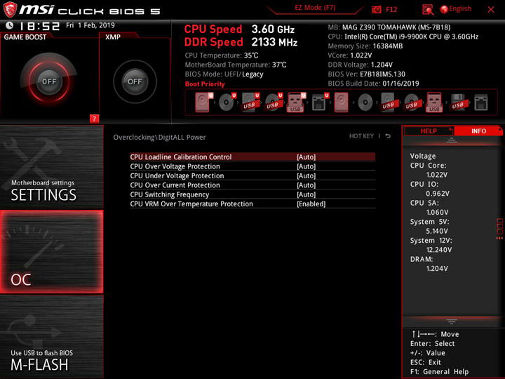 MSI MEG Z390 Tomahawk