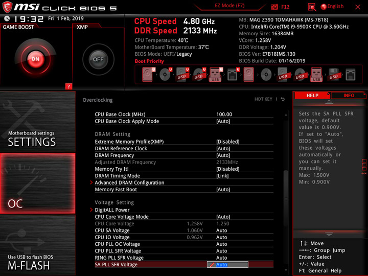 MSI MEG Z390 Tomahawk