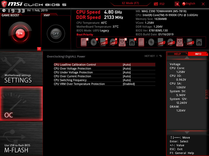 MSI MEG Z390 Tomahawk