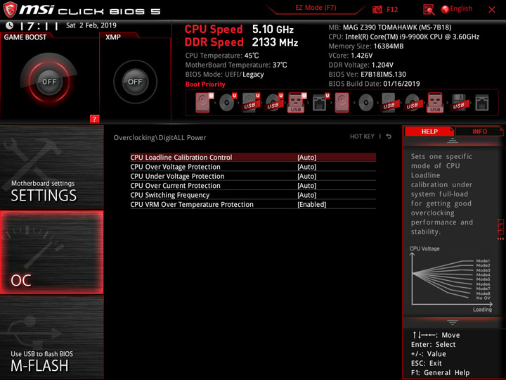 MSI MEG Z390 Tomahawk