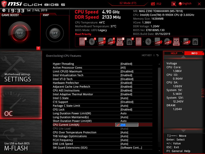 MSI MEG Z390 Tomahawk