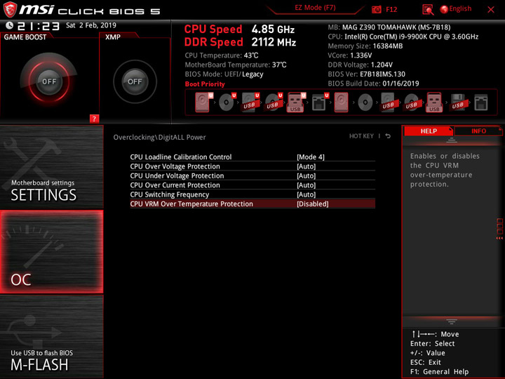 MSI MEG Z390 Tomahawk