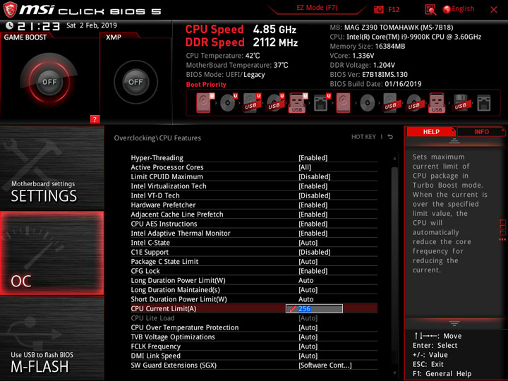 MSI MEG Z390 Tomahawk